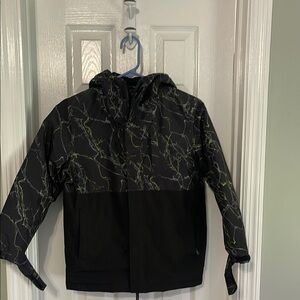 The Children's Place Black and Green Puffers for Ultimate Warmth